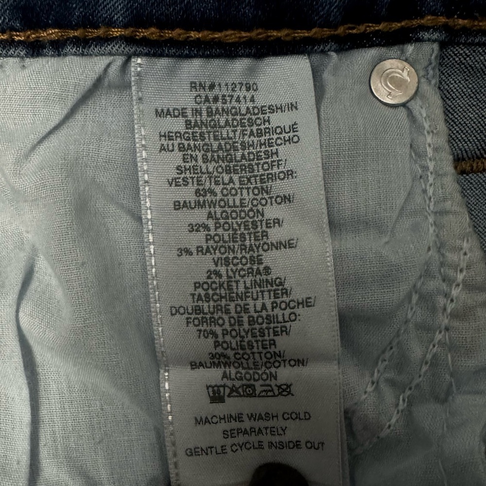 NWOT True Religion Jennie Curvy High Rise Super Skinny Sz. 32 - Picture 6 of 8